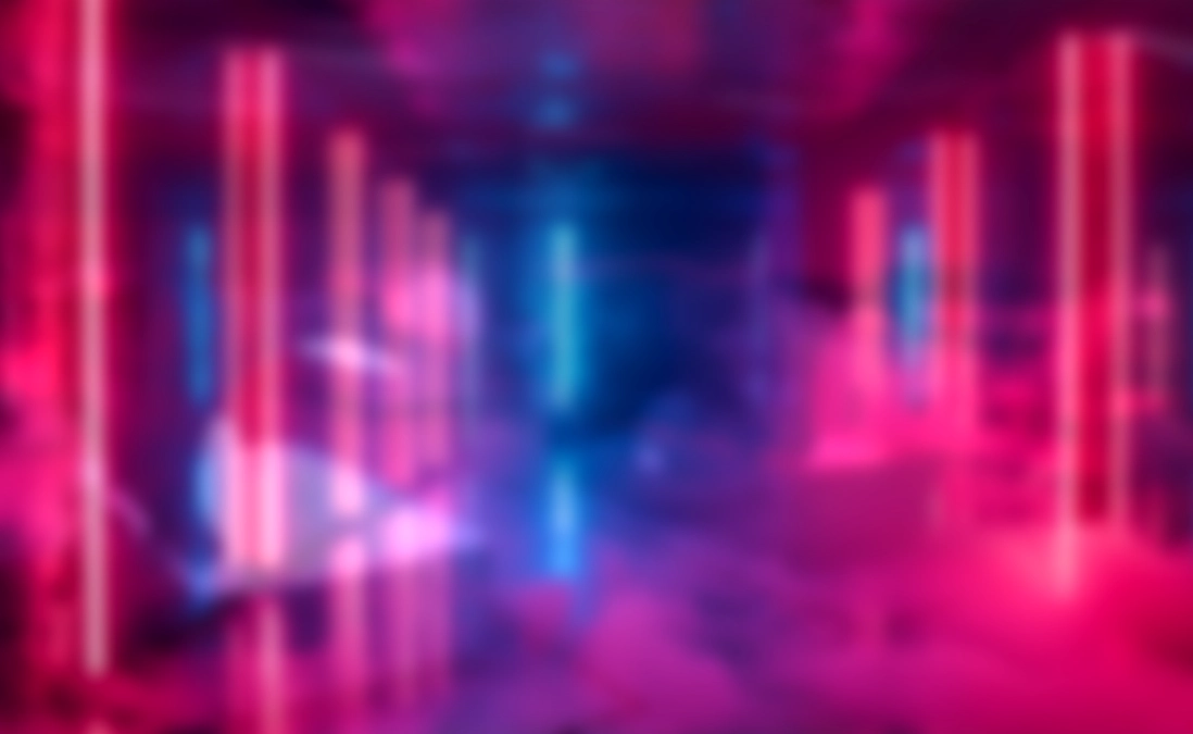 A futuristic red light therapy bed in a serene, modern room.